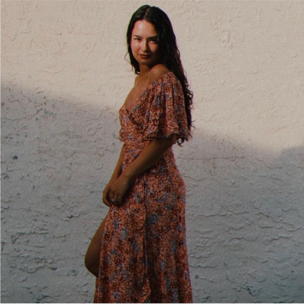 L*Space Floral Panama Maxi Dress Cover Up - Picture 11 of 15